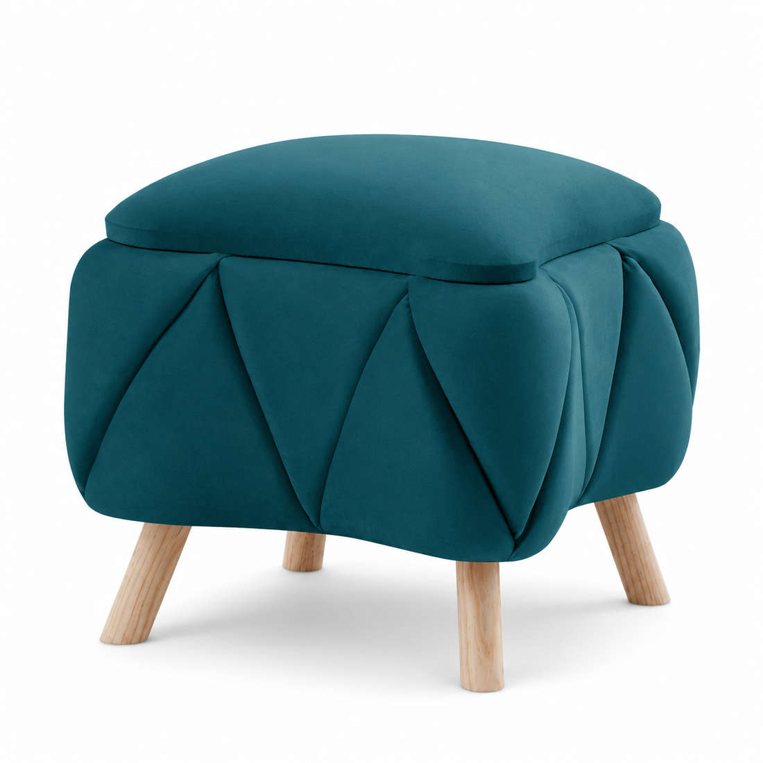Modern Velvet Ottoman Stool