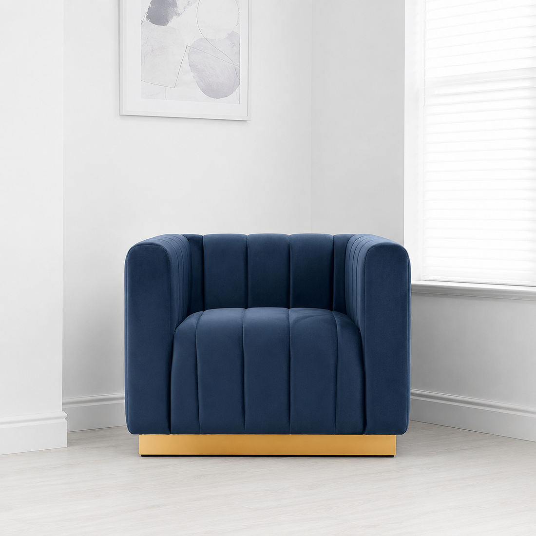 Luxury European Signature Velvet Sofa Chair