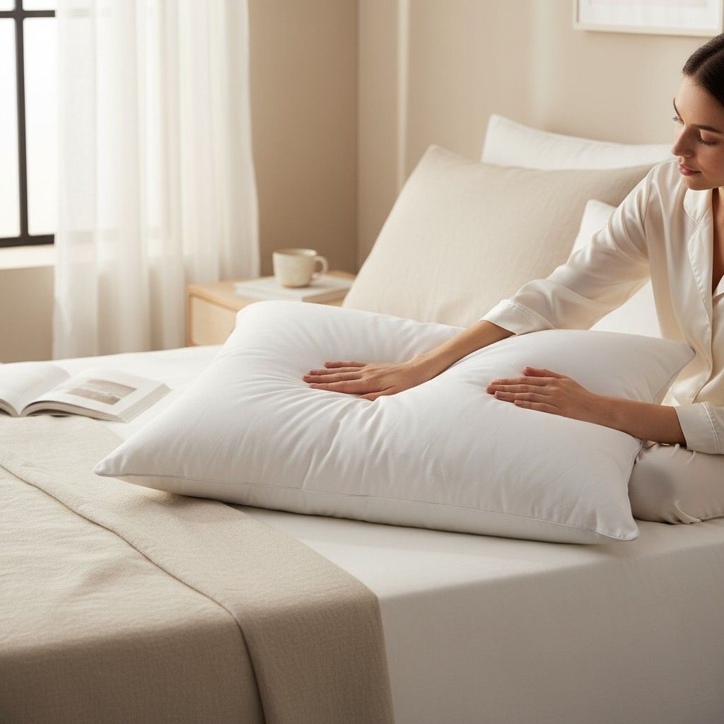 Premium Korean Hollow Ball Fiber Pillow (Pack of 2)